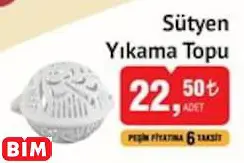 SÜTYEN YIKAMA TOPU